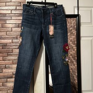 Laurie Felt Classic Embellished Jeans